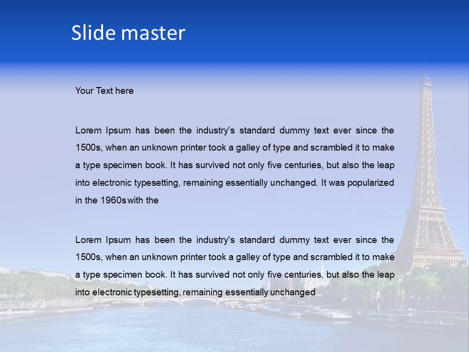 View Sunset Metal PowerPoint Template