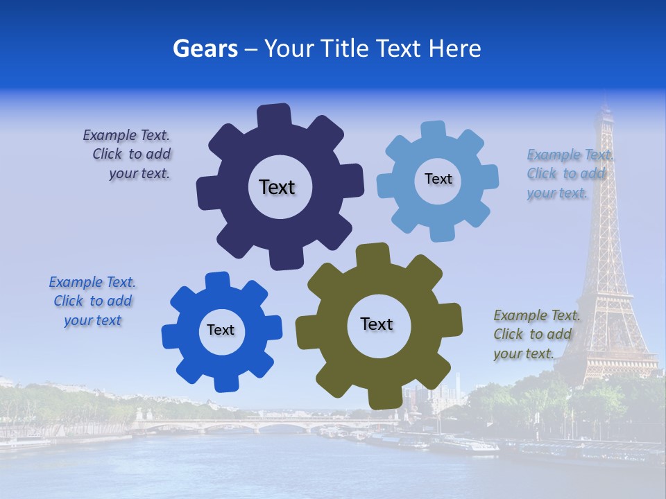 View Sunset Metal PowerPoint Template