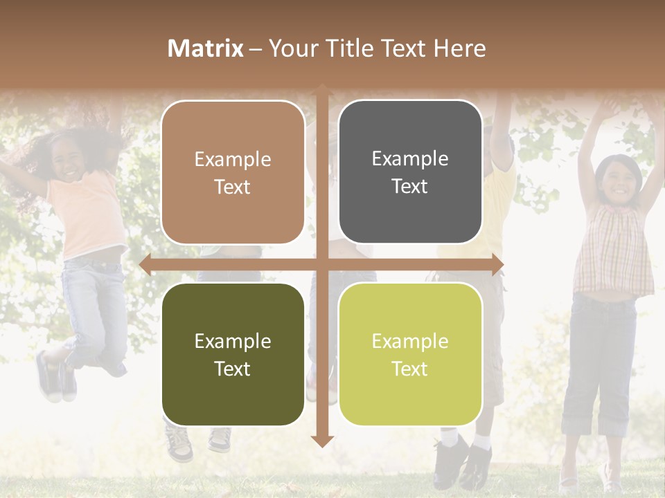 Childhood Healthy Laying PowerPoint Template