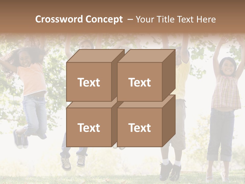 Childhood Healthy Laying PowerPoint Template
