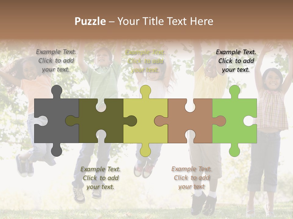 Childhood Healthy Laying PowerPoint Template