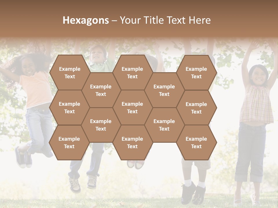 Childhood Healthy Laying PowerPoint Template