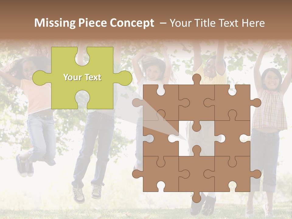 Childhood Healthy Laying PowerPoint Template