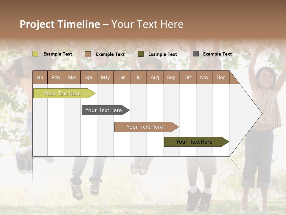 Childhood Healthy Laying PowerPoint Template