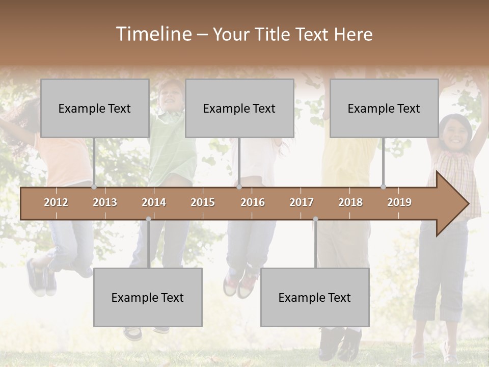 Childhood Healthy Laying PowerPoint Template