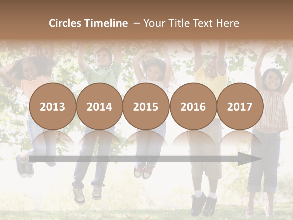 Childhood Healthy Laying PowerPoint Template