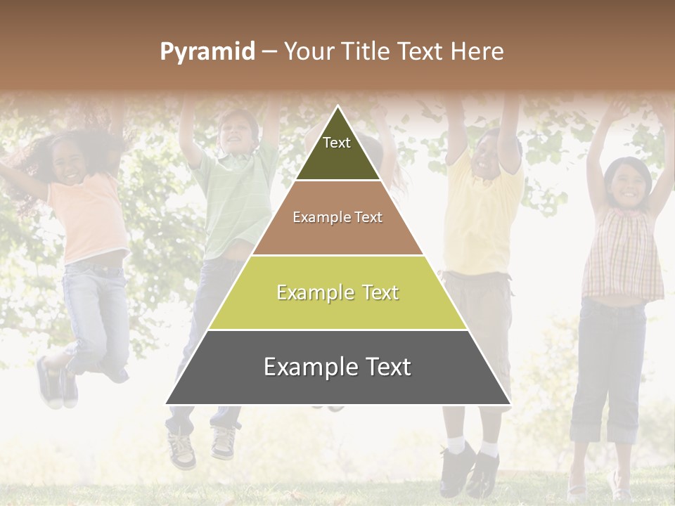 Childhood Healthy Laying PowerPoint Template