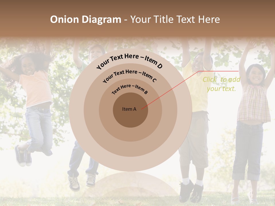 Childhood Healthy Laying PowerPoint Template