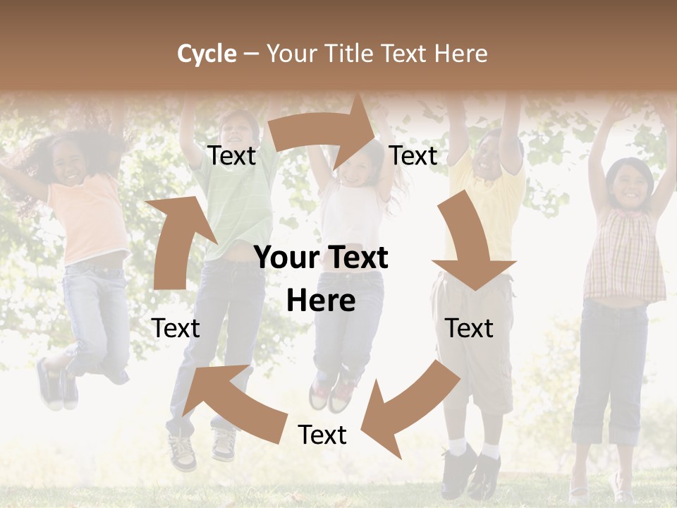 Childhood Healthy Laying PowerPoint Template