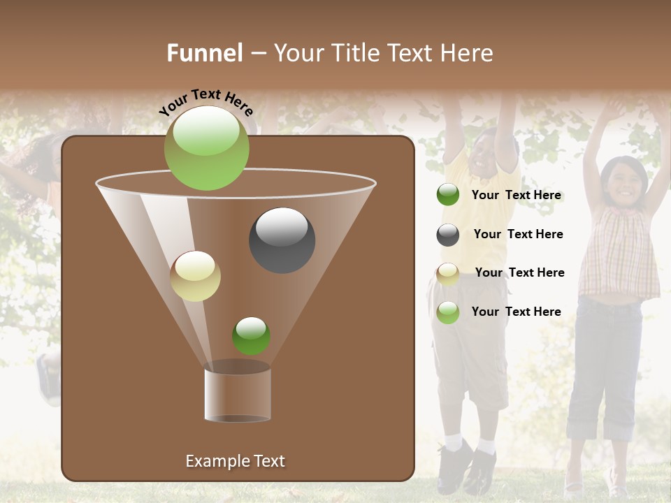 Childhood Healthy Laying PowerPoint Template