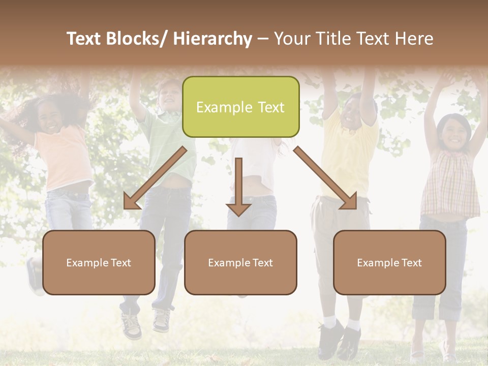 Childhood Healthy Laying PowerPoint Template