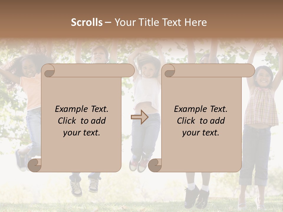 Childhood Healthy Laying PowerPoint Template