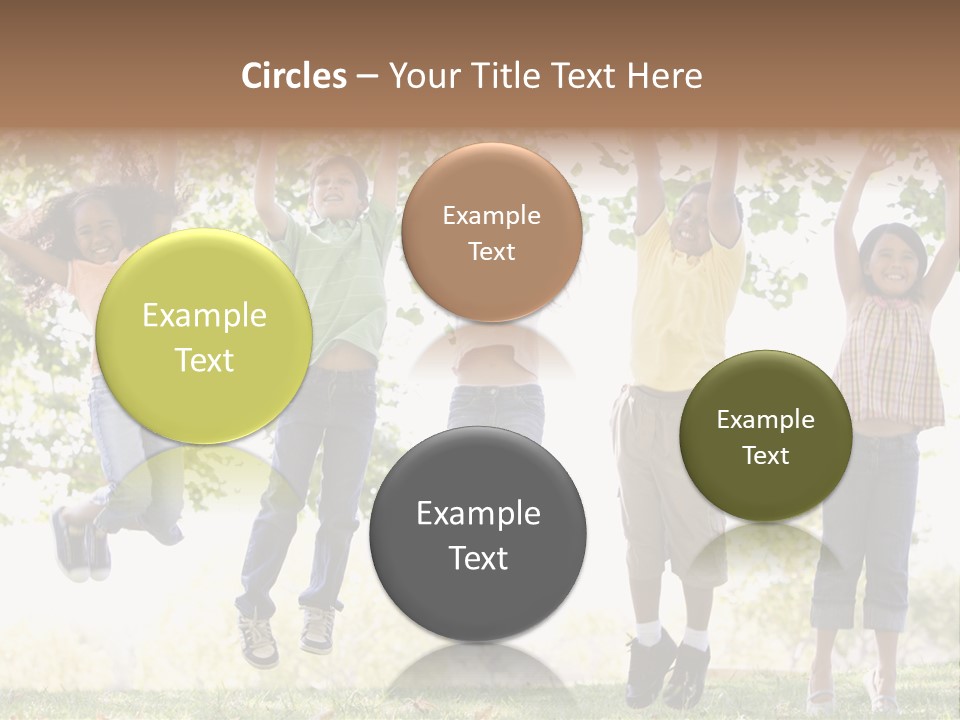 Childhood Healthy Laying PowerPoint Template