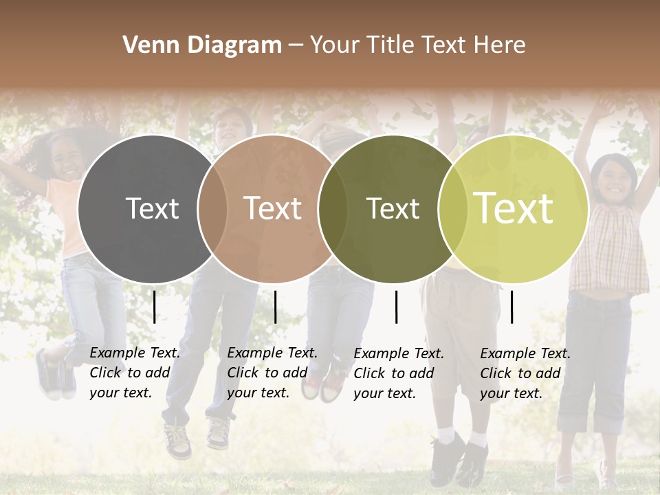 Childhood Healthy Laying PowerPoint Template