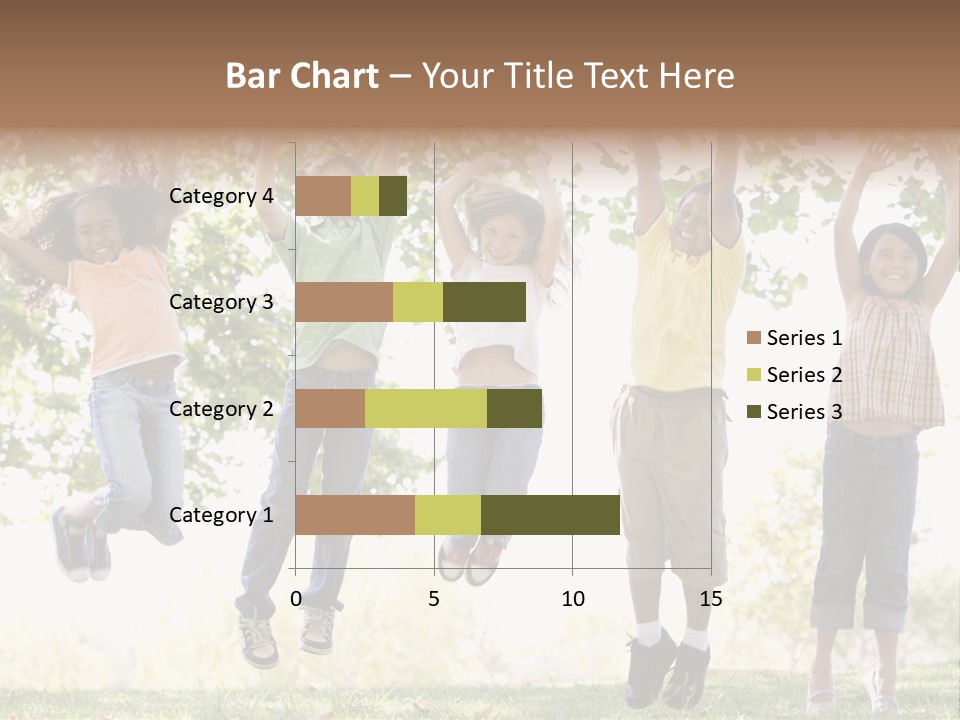 Childhood Healthy Laying PowerPoint Template