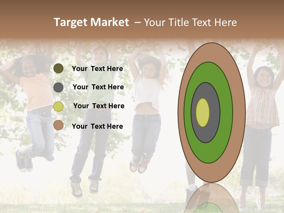 Childhood Healthy Laying PowerPoint Template