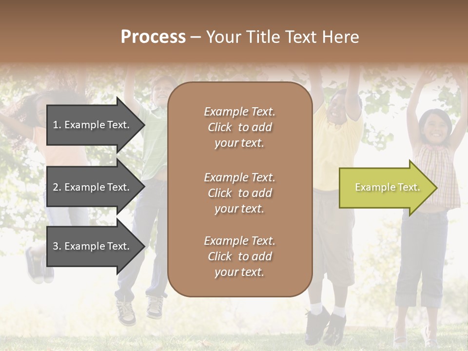 Childhood Healthy Laying PowerPoint Template