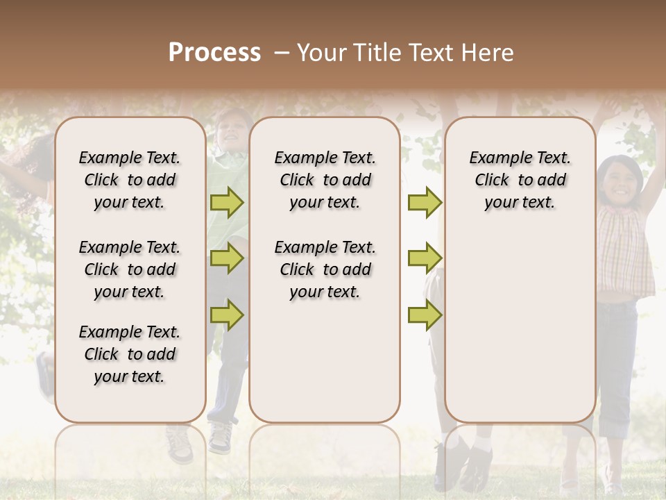 Childhood Healthy Laying PowerPoint Template