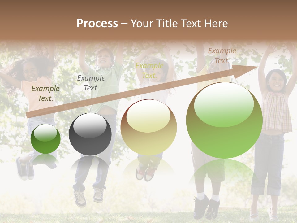 Childhood Healthy Laying PowerPoint Template