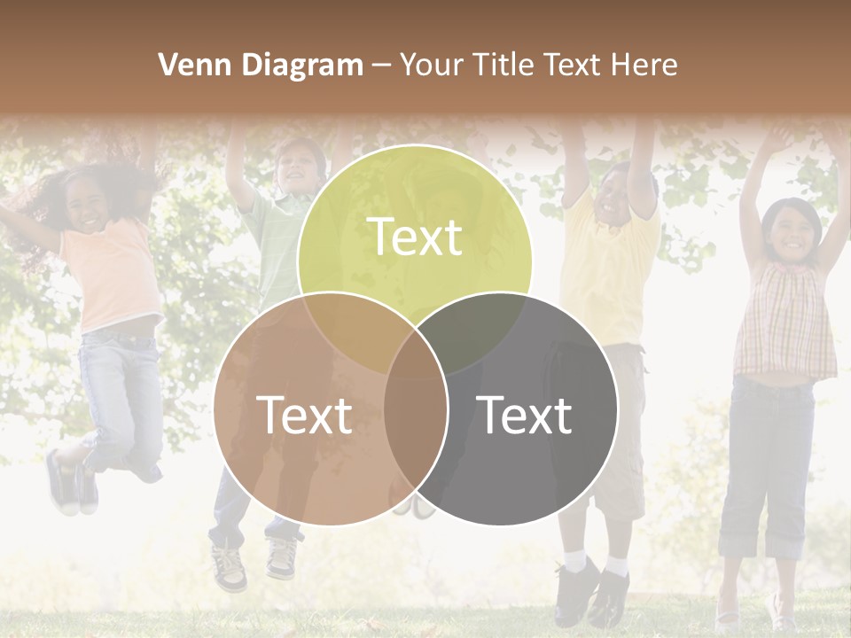 Childhood Healthy Laying PowerPoint Template