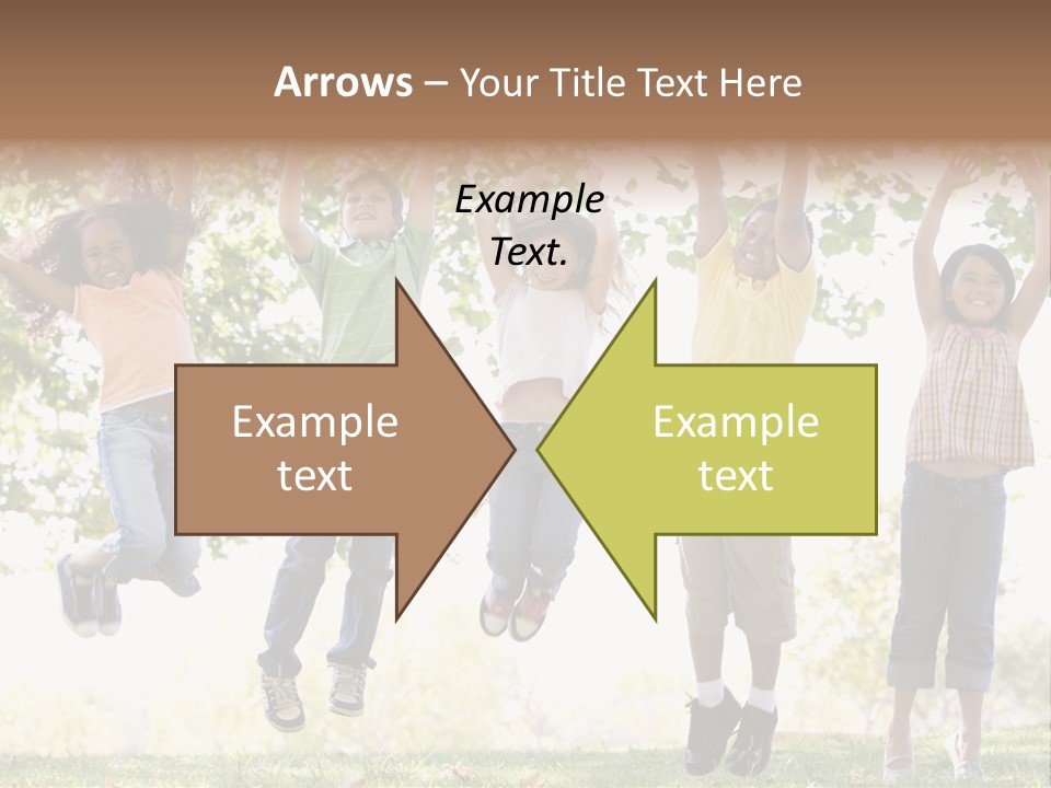 Childhood Healthy Laying PowerPoint Template