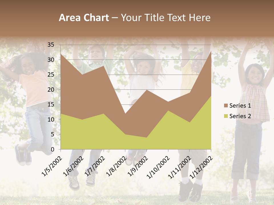 Childhood Healthy Laying PowerPoint Template