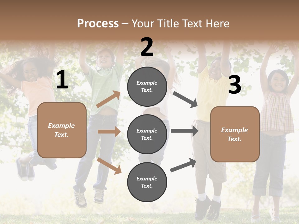 Childhood Healthy Laying PowerPoint Template