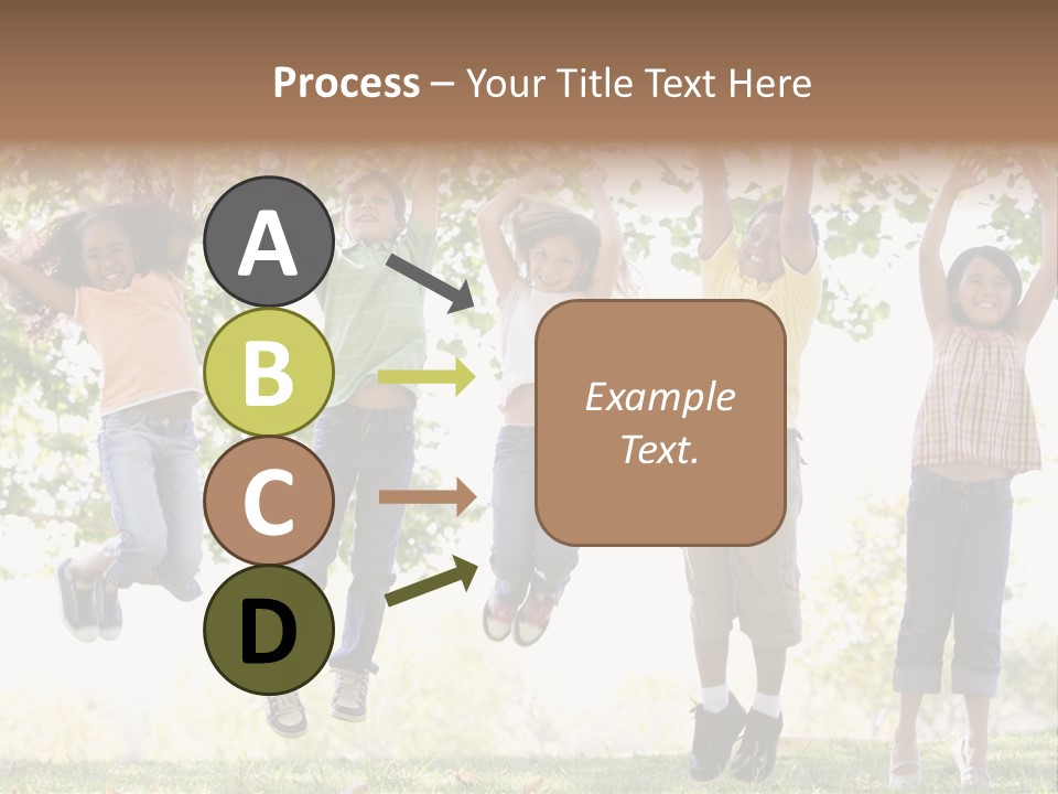 Childhood Healthy Laying PowerPoint Template