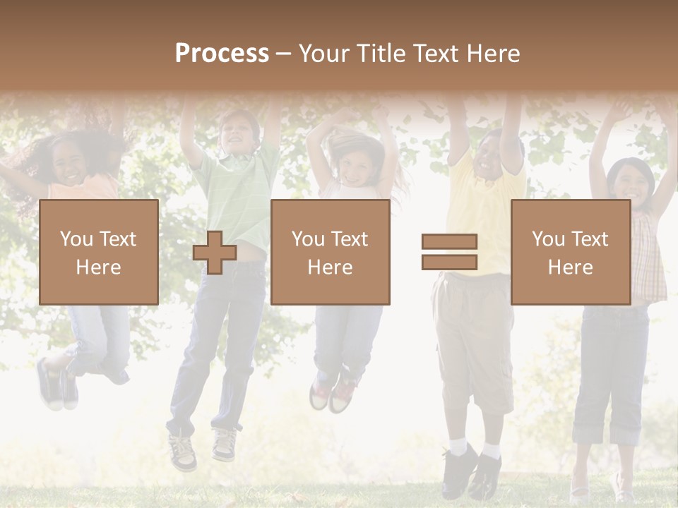 Childhood Healthy Laying PowerPoint Template