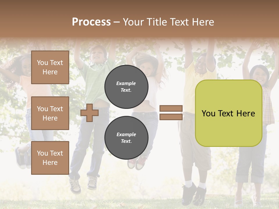 Childhood Healthy Laying PowerPoint Template