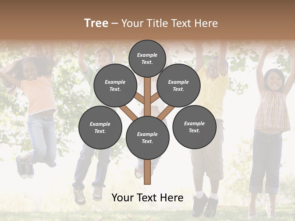 Childhood Healthy Laying PowerPoint Template