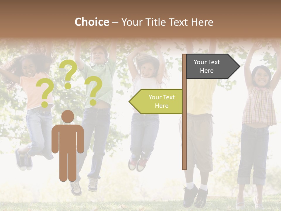 Childhood Healthy Laying PowerPoint Template