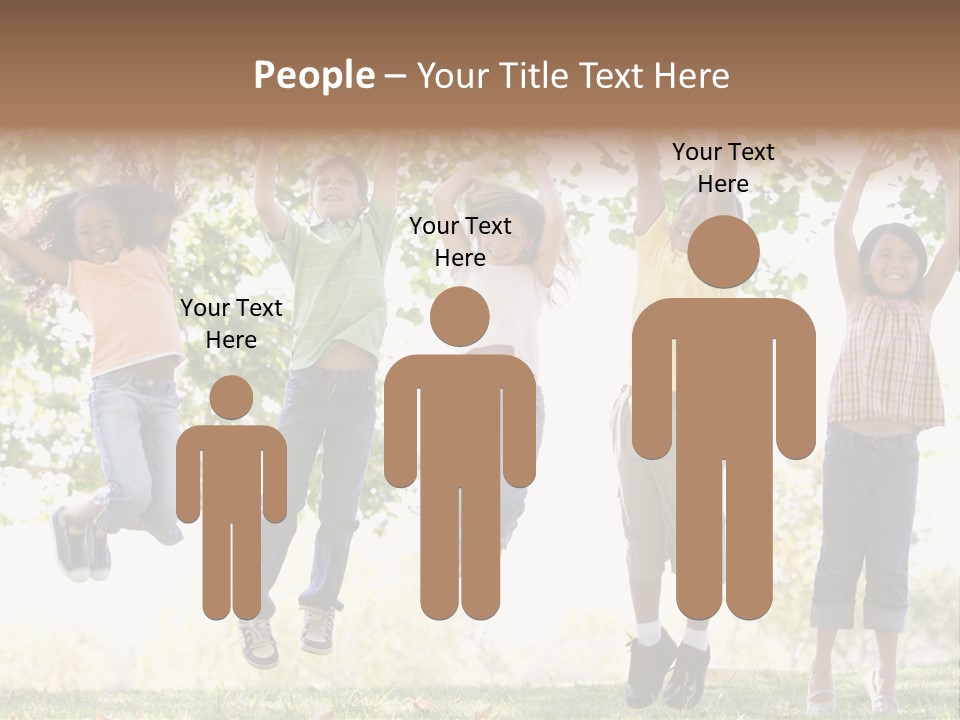 Childhood Healthy Laying PowerPoint Template