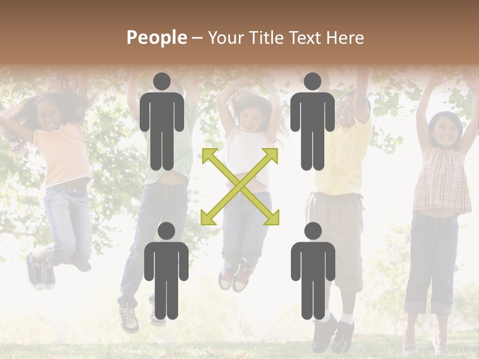 Childhood Healthy Laying PowerPoint Template