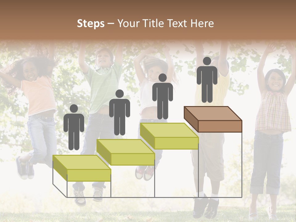 Childhood Healthy Laying PowerPoint Template