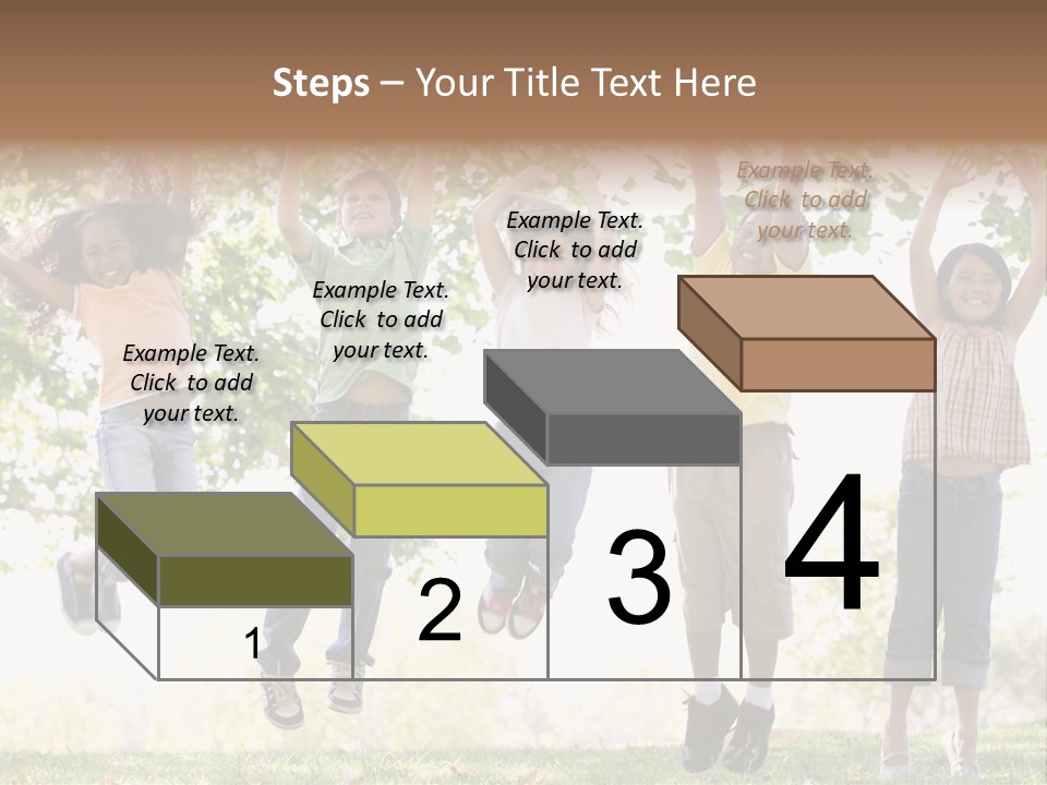 Childhood Healthy Laying PowerPoint Template