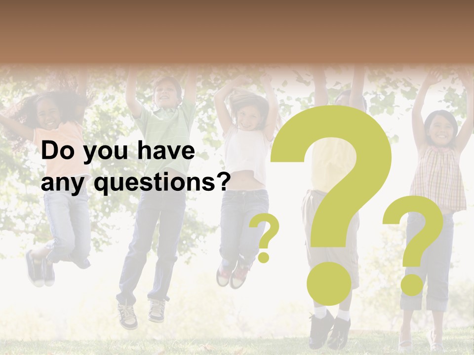 Childhood Healthy Laying PowerPoint Template