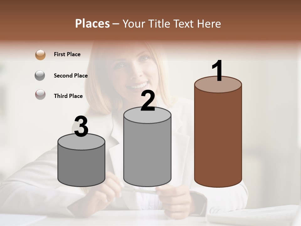 Executive Office Person PowerPoint Template