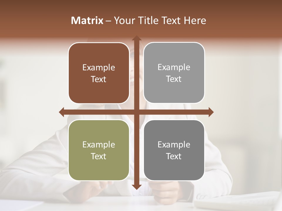 Executive Office Person PowerPoint Template