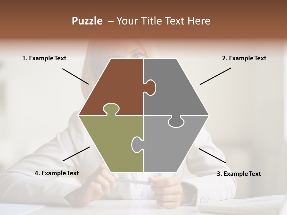 Executive Office Person PowerPoint Template