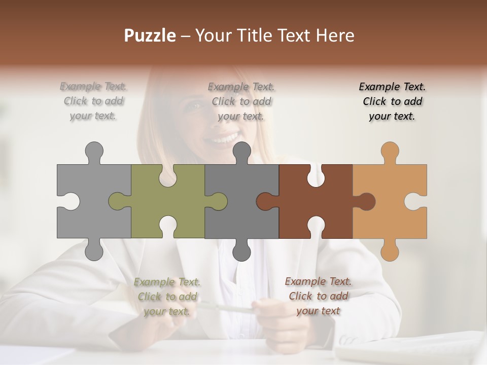Executive Office Person PowerPoint Template