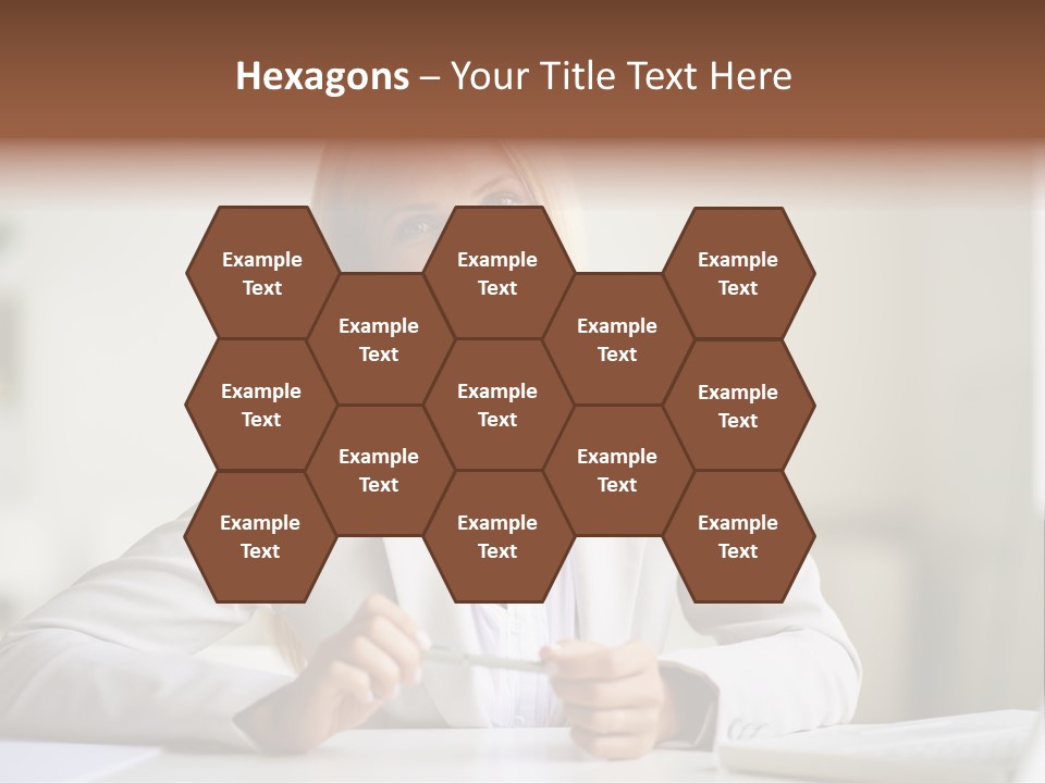 Executive Office Person PowerPoint Template