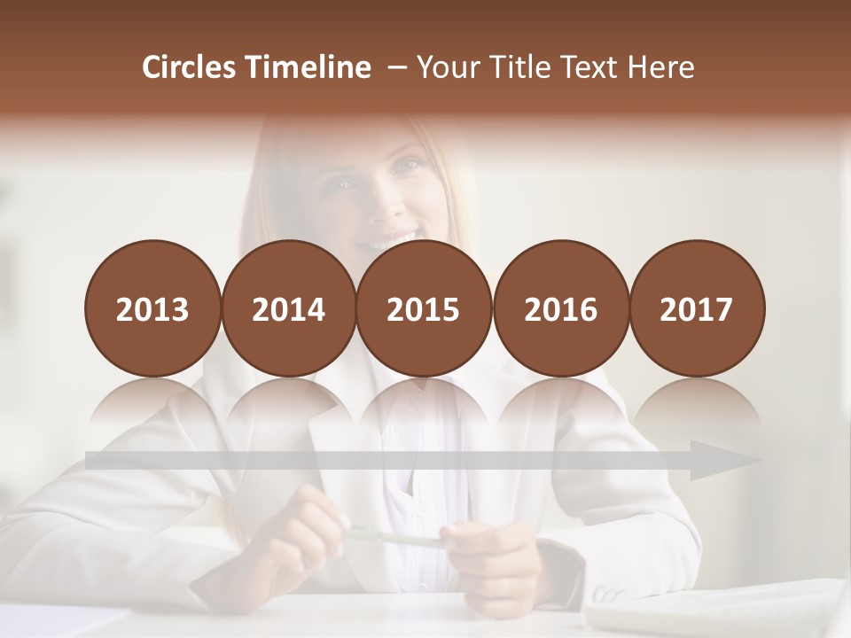 Executive Office Person PowerPoint Template