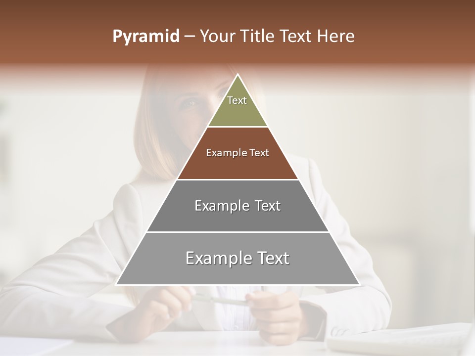 Executive Office Person PowerPoint Template