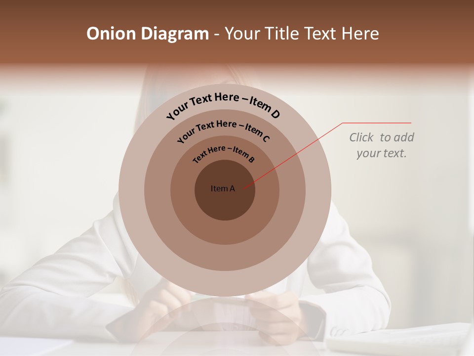 Executive Office Person PowerPoint Template