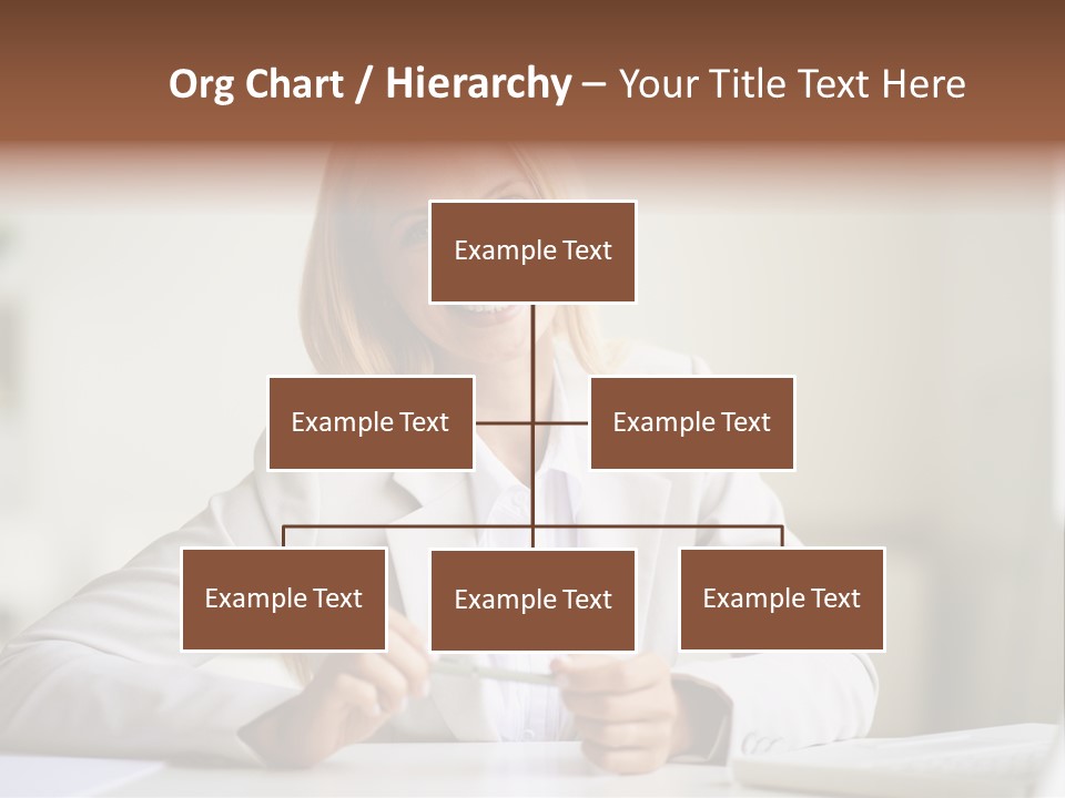 Executive Office Person PowerPoint Template
