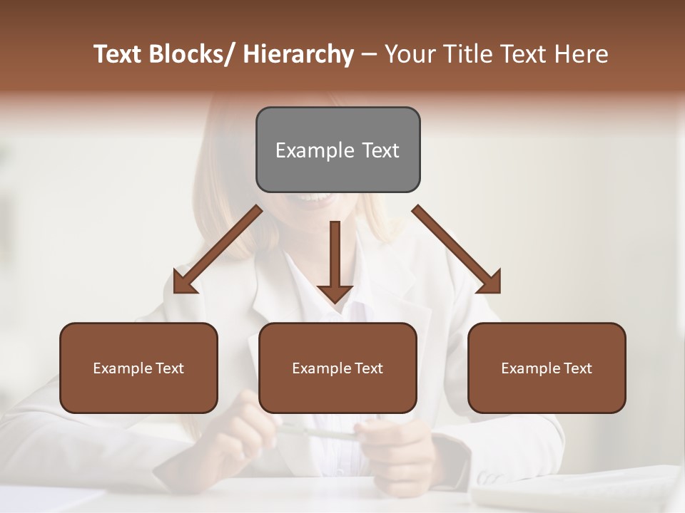Executive Office Person PowerPoint Template