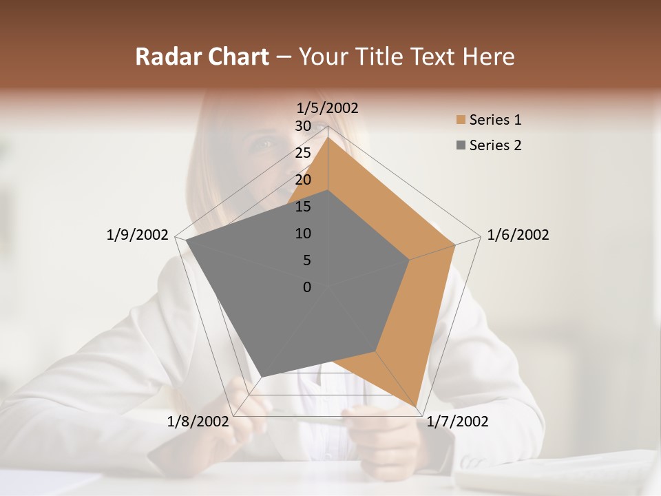Executive Office Person PowerPoint Template