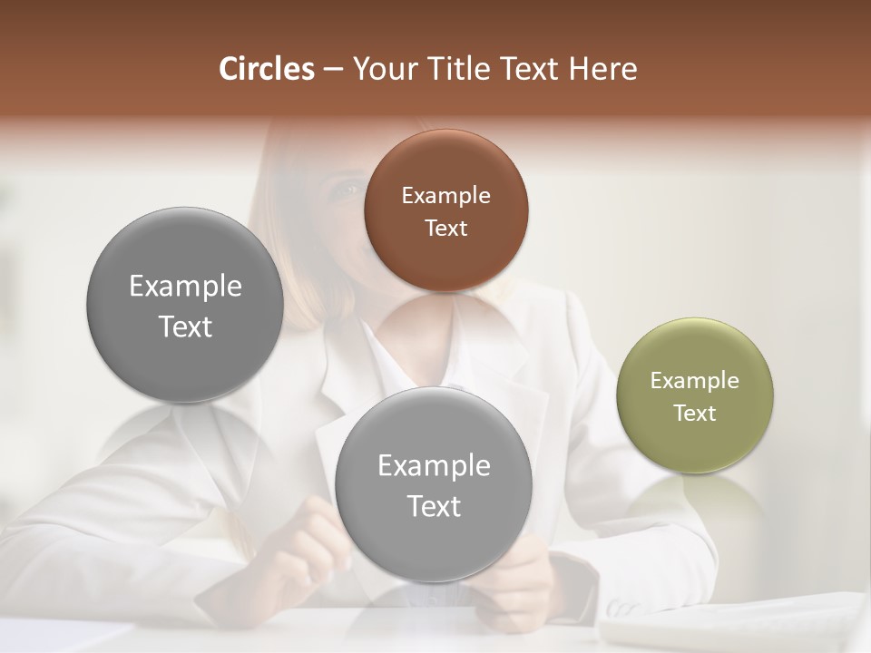 Executive Office Person PowerPoint Template