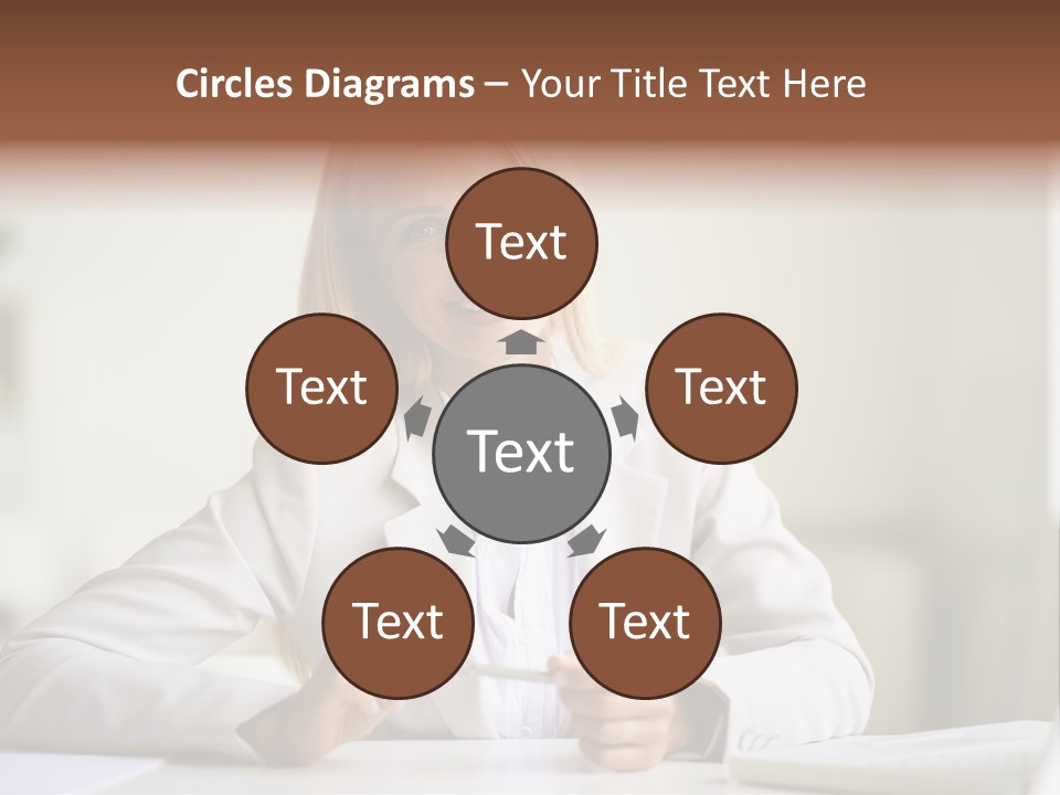 Executive Office Person PowerPoint Template